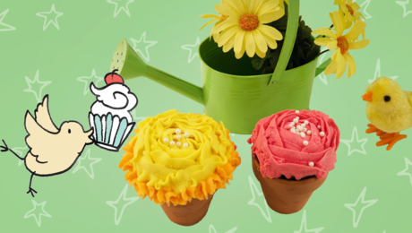 Bloempot Cupcakes