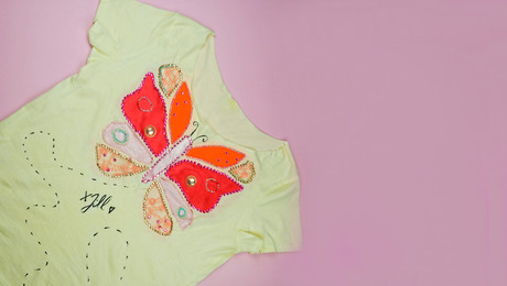 Vlindershirt maken met Fenna