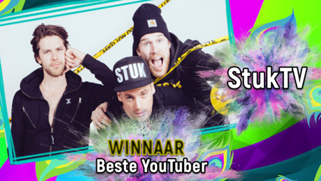 StukTV WINT Award voor Beste YouTuber!