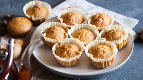 Gezonde muffins met wortel
