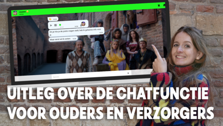 Uitleg over de chatfunctie voor ouders en verzorgers